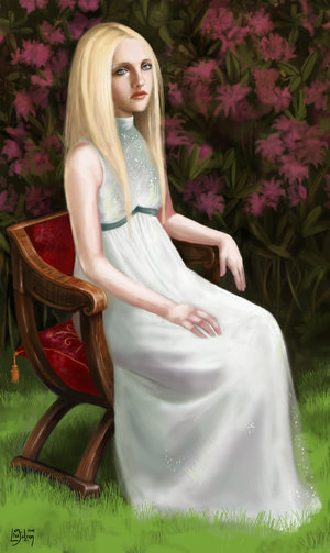 Waiting_in_Oleander_garden_by_meluseena