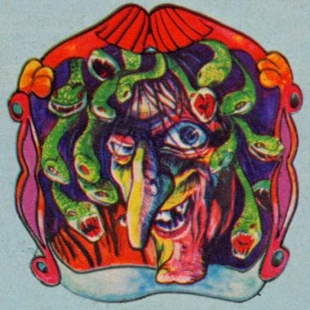 1976 Super-Gruesome Iron-On Medusa